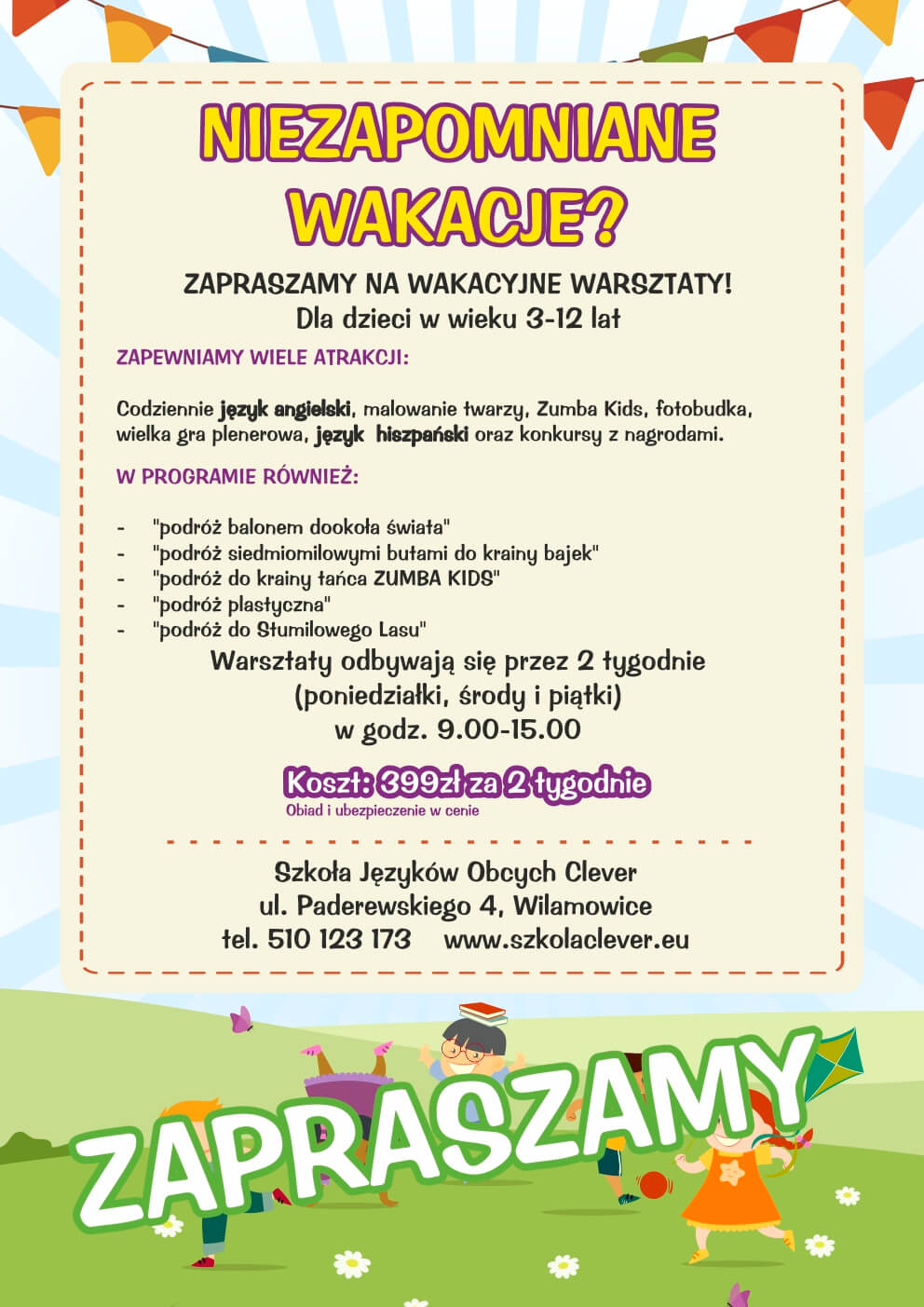 Zapraszamy na warsztaty dla dzieci!